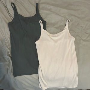 No Boundaries ribbed tank tops